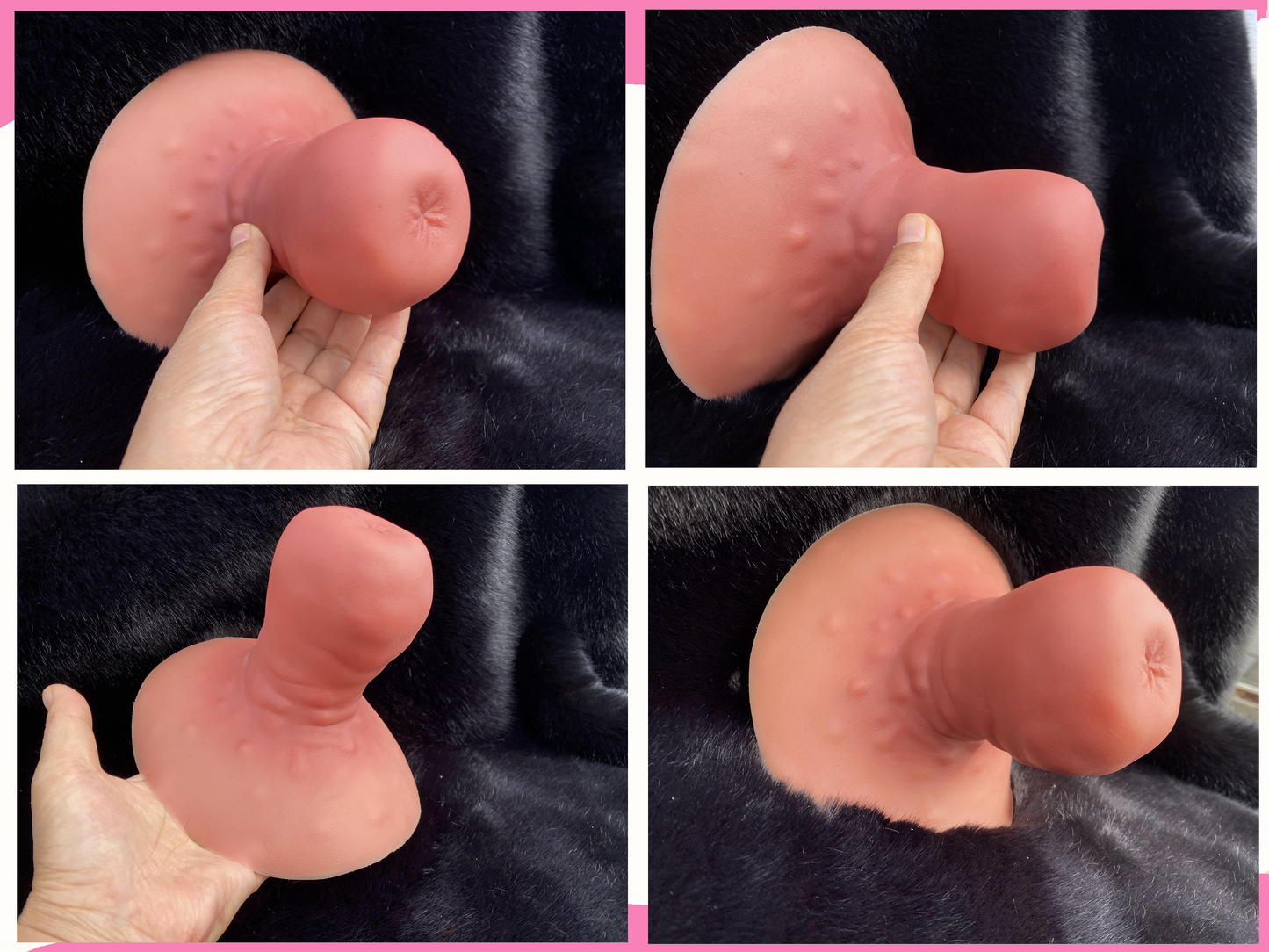 LINRA Huge Silicone Nipple Prosthetic A Pair,2 Colors